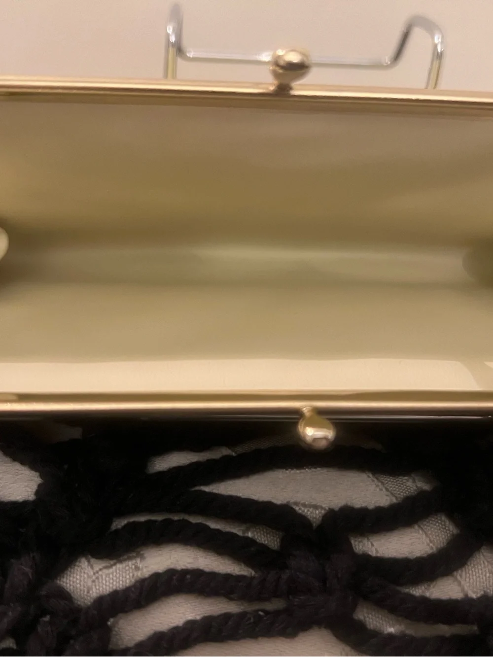 Yellow Floral Accent Clutch Wallet - Unbranded